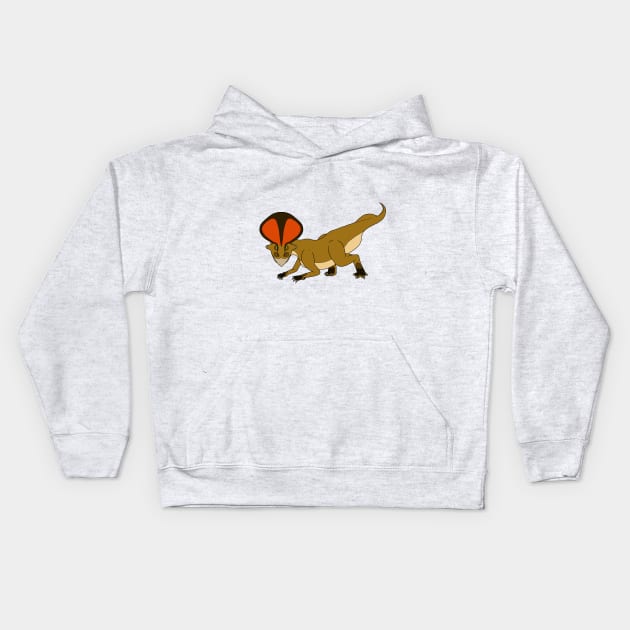 Protoceratops Fullbody Kids Hoodie by TopsyTriceratops